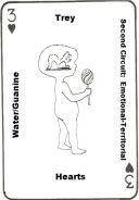 Таро Игра жизни Тимоти Лири (Timothy Leary's Game of Life Tarot) - Карта 3 Кубков