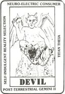 Таро Игра жизни Тимоти Лири (Timothy Leary's Game of Life Tarot) - Карта XV Дьявол
