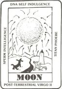 Таро Игра жизни Тимоти Лири (Timothy Leary's Game of Life Tarot) - Карта XVIII Луна