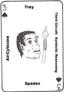 Таро Игра жизни Тимоти Лири (Timothy Leary's Game of Life Tarot) - Карта 3 Мечей