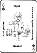 Таро Игра жизни Тимоти Лири (Timothy Leary's Game of Life Tarot) - Карта 8 Мечей
