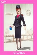 Таро Барби (Barbie Tarot) - Карта 6 Мечей