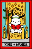 Таро Привет Кошечка (Hello Kitty Tarot) - Карта Король Жезлов