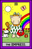 Таро Привет Кошечка (Hello Kitty Tarot) - Карта III Императрица