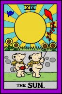 Таро Привет Кошечка (Hello Kitty Tarot) - Карта XIX Солнце